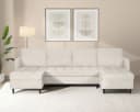 DOREL HOME Wohnlandschaft LINDHUS U-Form Creme Modulsofa Bild 2