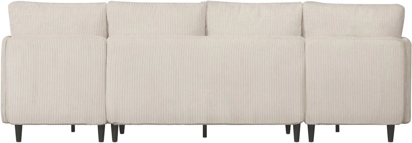 DOREL HOME Wohnlandschaft LINDHUS U-Form Creme Modulsofa - Bild 5