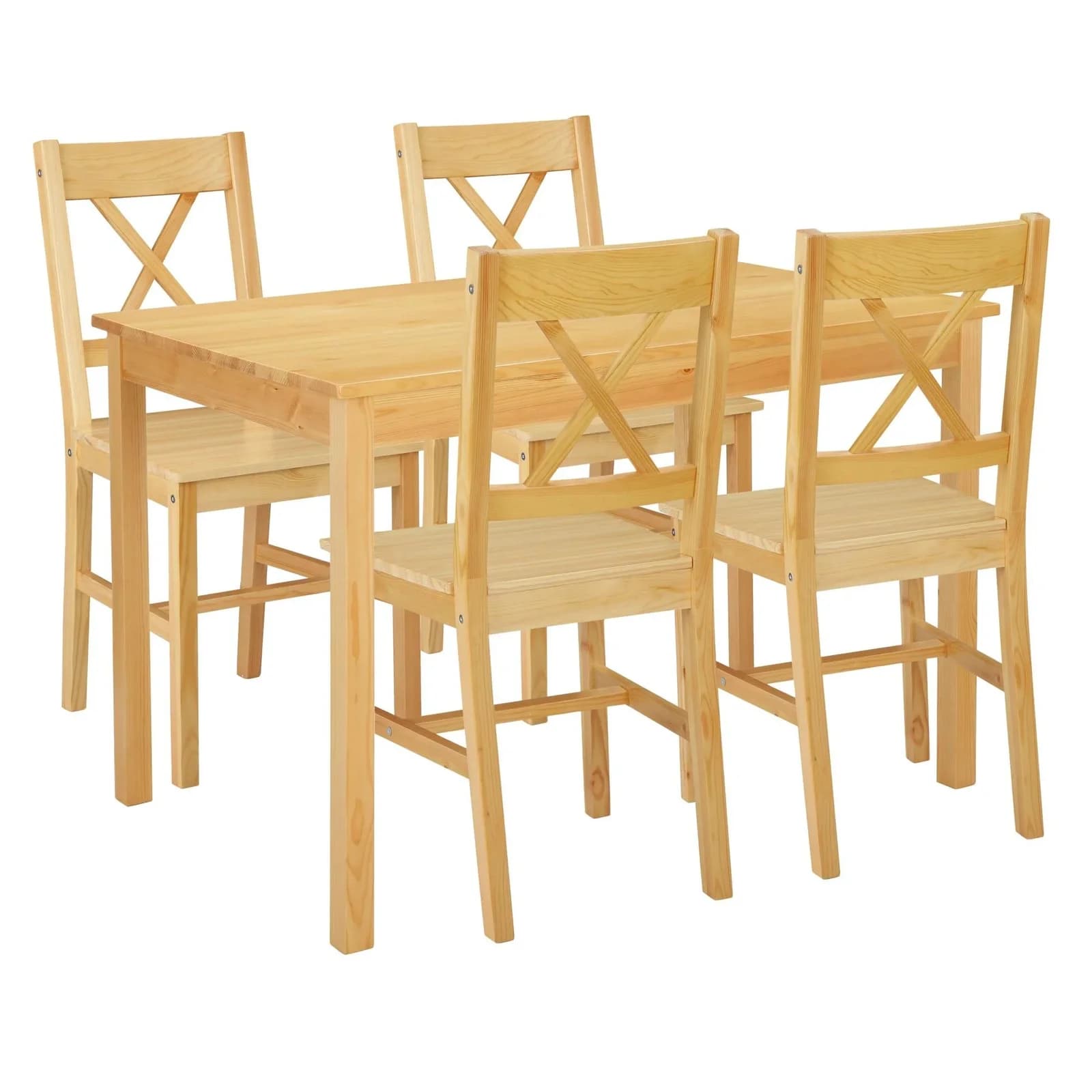 OTTO HOME Essgruppe Willow Massivholz Kiefer 5-tlg. Natur