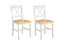 OTTO home Esszimmerstuhl Willow Set Massivholz Lackiert Weiß Bild 2