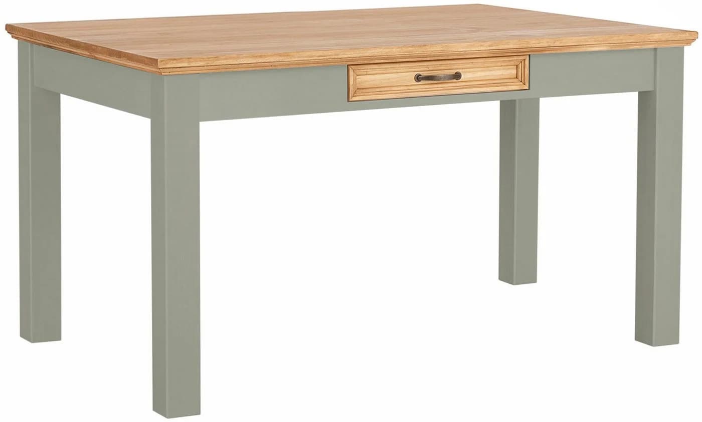 OTTO home Esstisch Selma mit Schublade Massivholz Kiefernholz - Bild 2