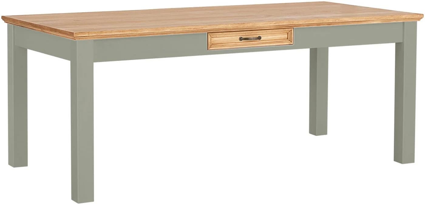 OTTO home Esstisch Selma mit Schublade Massivholz Kiefernholz - Bild 2