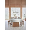 OYOY Tischdecke Bio-Baumwolle Streifen Weiß Olive Bild 1