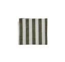 OYOY Tischdecke Bio-Baumwolle Streifen Weiß Olive Bild 2
