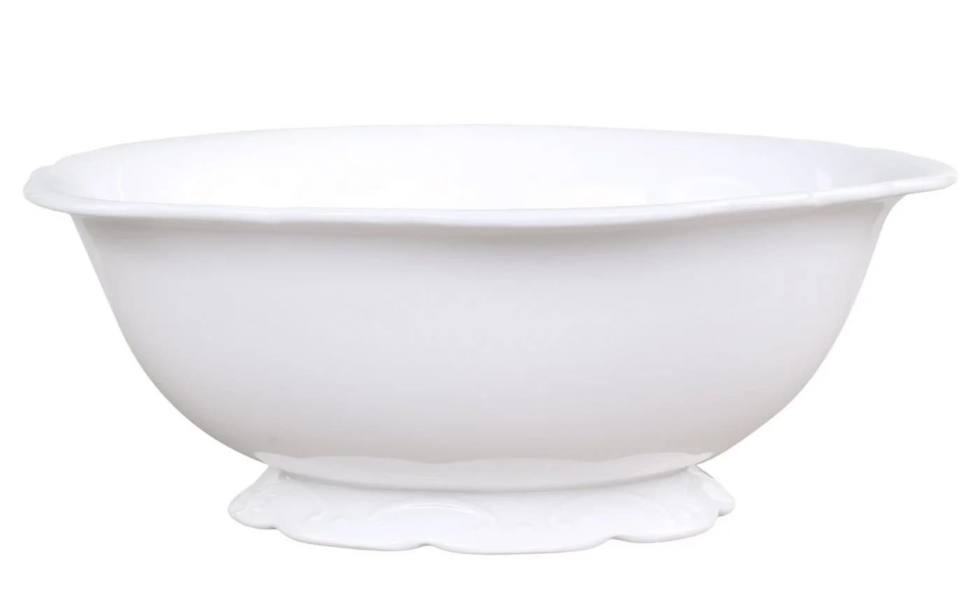 Chic Antique Schüssel Provence Weiß Porzellan D 25cm - Bild 2