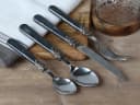 Chic Antique Linas Besteck-Set 4-tlg. Antique Kohle Silber Deko Bild 1