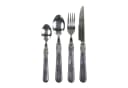 Chic Antique Linas Besteck-Set 4-tlg. Antique Kohle Silber Deko Bild 2