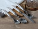 Chic Antique Linas Besteck-Set 4-tlg. Antique Perlmutt Silber Deko Bild 1