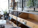 Chic Antique Wandregal mit Schubladen Antique Natur Bild 4