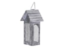 Chic Antique Kerzenlaterne Lichthaus Zink Antik Grau Bild 2
