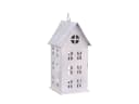 Chic Antique Kerzenlaterne Lichthaus Metall Creme/Messing Bild 1