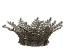 Chic Antique Kerzenständer Grau Metall Zink Blüten Deko Bild 1