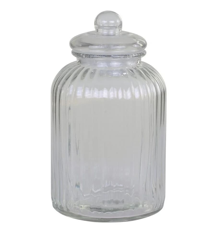 Chic Antique Vorratsglas 4,6 L mit Rillen und Deckel - Bild 2