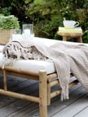 Chic Antique Decke Plaid Kuscheldecke 150x130cm Zick-Zack Muster Bild 3
