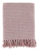 Chic Antique Wohndecke Plaid Himbeer 155x130cm Baumwolle Bild 2