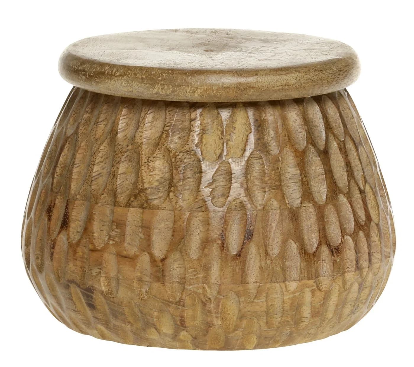 Chic Antique Aufbewahrungsdose mit Deckel aus Mangoholz - Bild 2