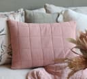 Chic Antique Kissenbezug Rosa Taupe Baumwolle Bild 1