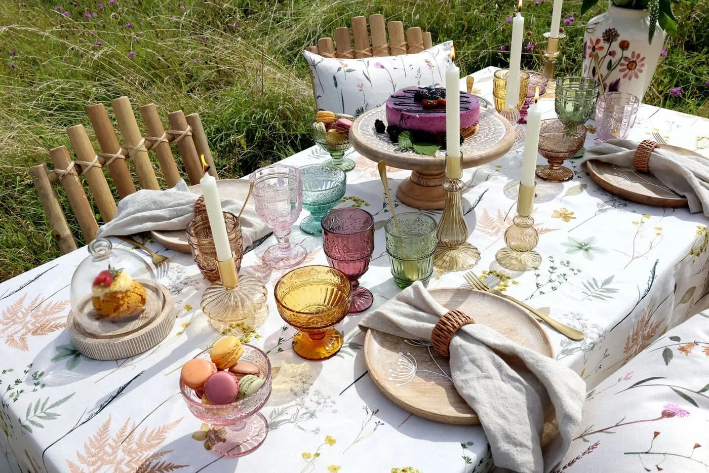Chic Antique Gläser-Set 6x Trinkgläser 260ml Bunt Glas - Bild 5