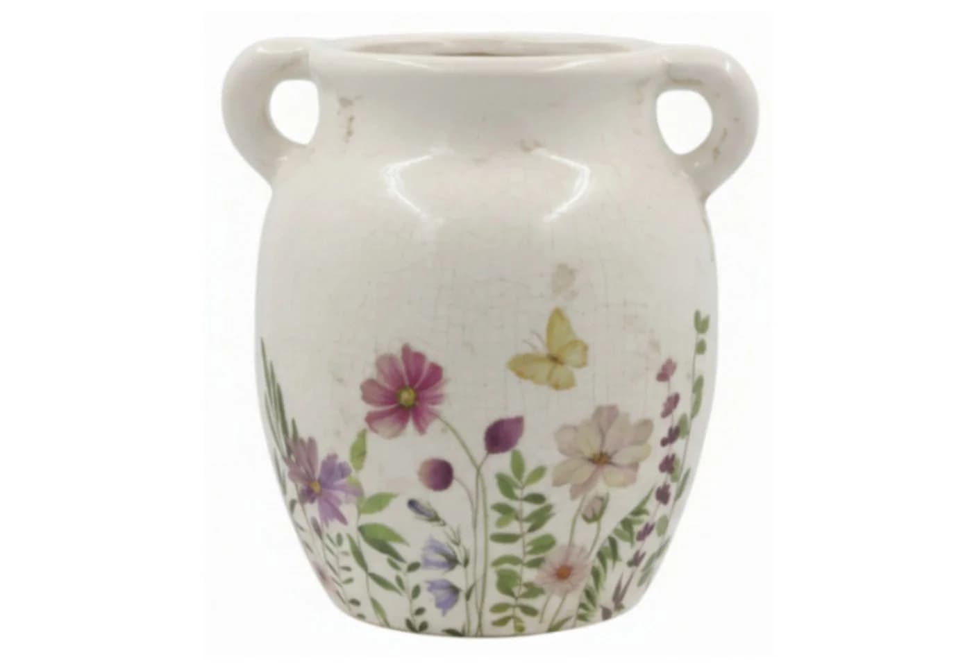 Chic Antique Avignon Kanne mit Blumenmotiv Beige Keramik - Bild 2