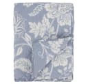 Chic Antique Quilt AIX Sky Blue Blumenmuster 180x130 cm Bild 2