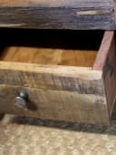 Chic Antique Kommode mit Schublade Alt Holz Unika Nachttisch Schrank Braun Bild 3