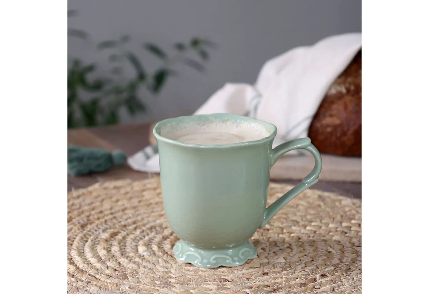 Chic Antique Kaffeetasse Provence Grün 0,3l Porzellan - Bild 3