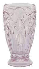 Chic Antique Trinkglas Rosa mit Muster 350ml Bild 2