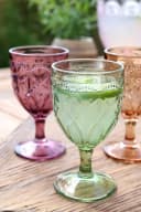 Chic Antique Weinglas-Set 6er Bunt mit Muster 250ml Bild 3