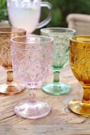 Chic Antique Weinglas-Set 6er Bunt mit Muster 250ml Bild 4