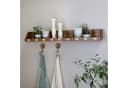 Chic Antique Wandregal 9 Fächer Holz Natur-Braun Bild 1