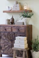 Chic Antique Holzkiste Bambus Muster 3er Set Bild 1