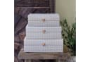 Chic Antique Holzkiste Bambus Muster 3er Set Bild 3