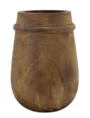 Chic Antique Vase Grimaud Deko Holzvase Braun Bild 2