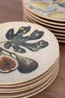 Chic Antique Teller Tablett Mediterranes Mosaik Steingut Bild 4