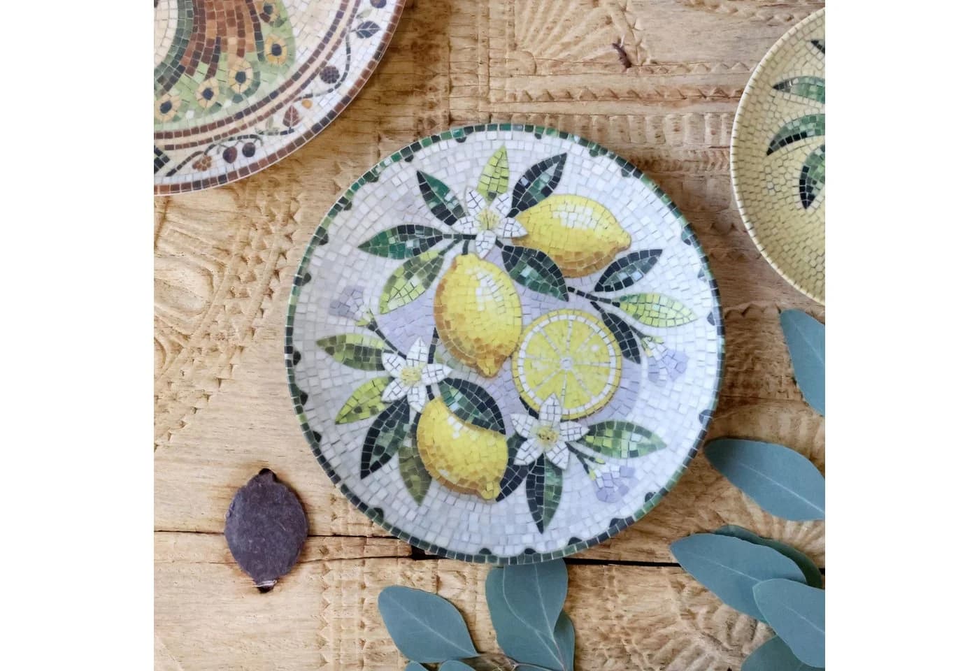 Chic Antique Teller Mosaikoptik Keramik Bunt 21cm - Bild 5