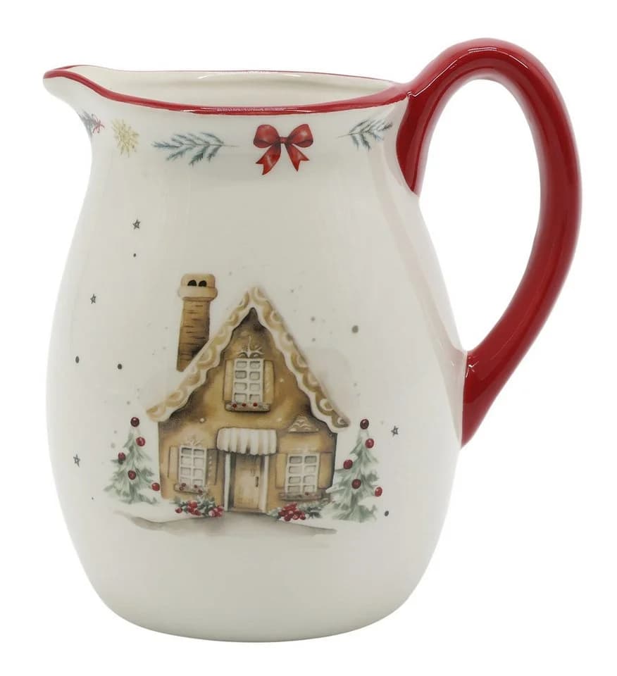 Chic Antique Kanne mit Weihnachtsmotiv Keramik 0,8L - Bild 2