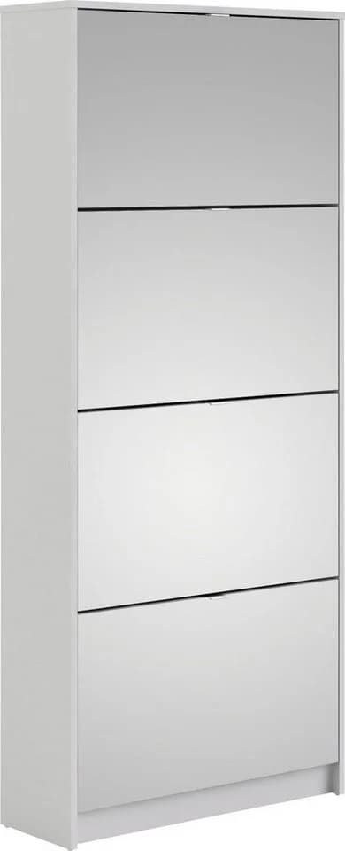 INOSIGN Schuhschrank Shoes Weiß mit Spiegelfronten - Bild 3
