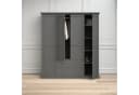 Home Affaire Paris Kleiderschrank 4 Türen Grau Bild 3