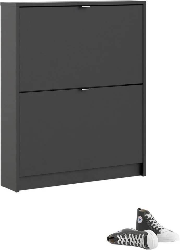 INOSIGN Schuhschwarz Schwarz Matt 2 Klappen FSC Holzwerkstoff - Bild 5