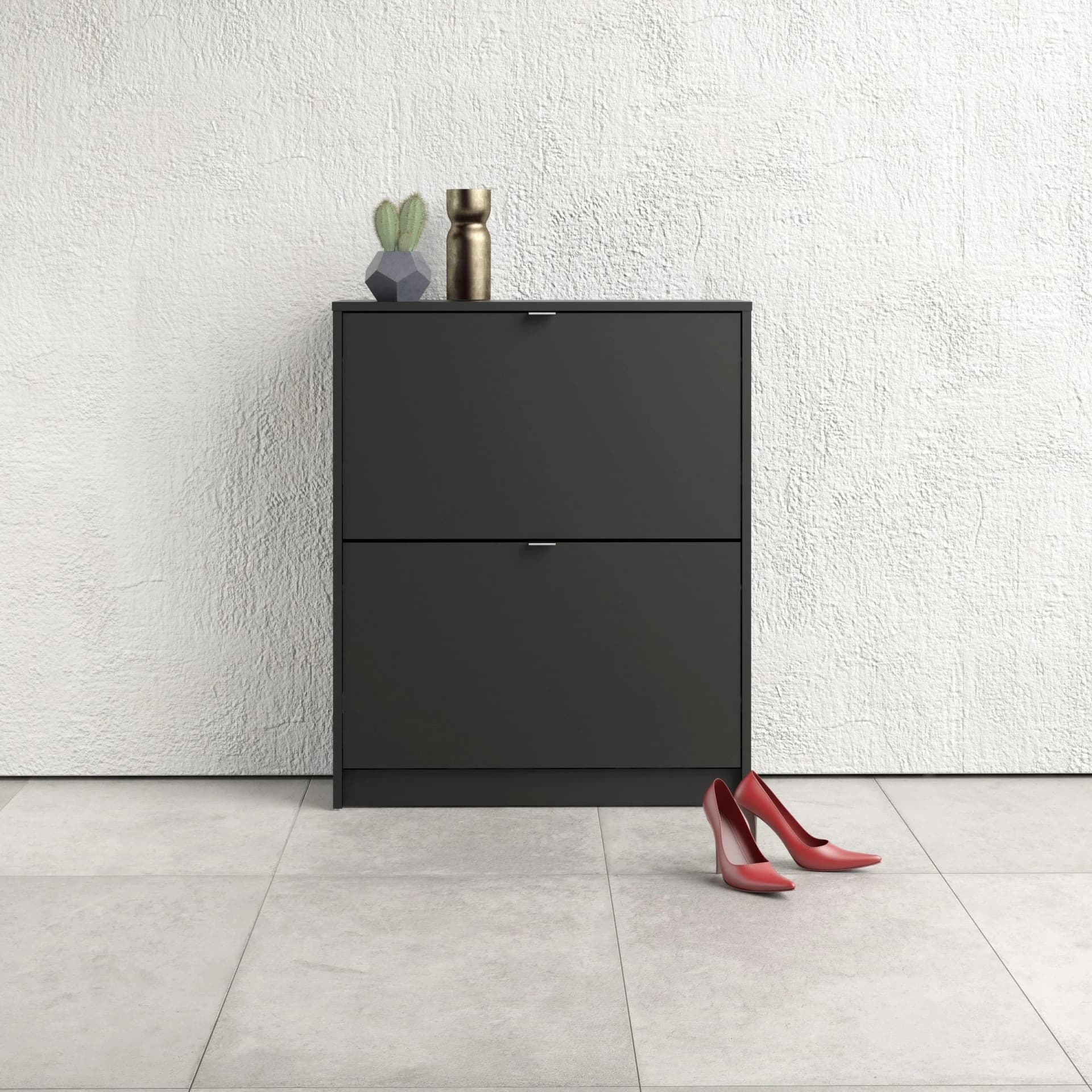 INOSIGN Schuhschwarz Schwarz Matt 2 Klappen FSC