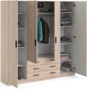 INOSIGN Sprint Kleiderschrank Braun Drehtürenschrank Holzwerkstoff Bild 3