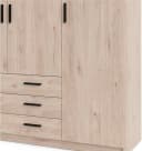 INOSIGN Sprint Kleiderschrank Braun Drehtürenschrank Holzwerkstoff Bild 5