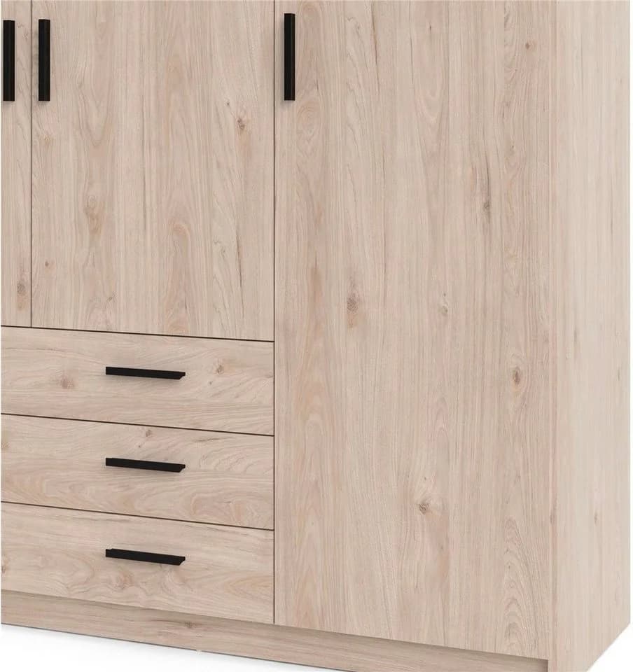 INOSIGN Sprint Kleiderschrank Braun Drehtürenschrank Holzwerkstoff - Bild 5