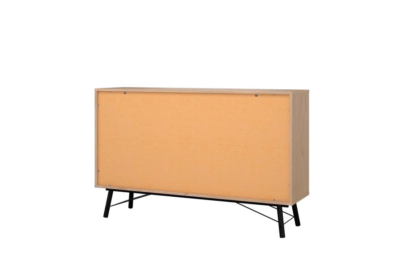 ANDAS Kommode Ry 6 Schubladen Braun Schwarz Holzwerkstoff - Bild 4