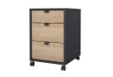 INOSIGN Rollcontainer Grau 3 Schubladen Holzwerkstoff Bild 4