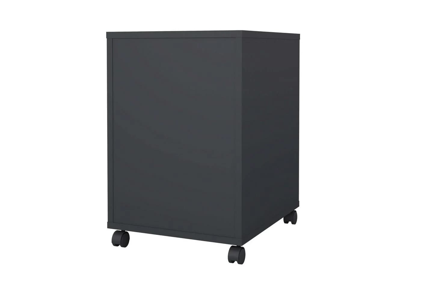 INOSIGN Rollcontainer Grau 3 Schubladen Holzwerkstoff - Bild 5