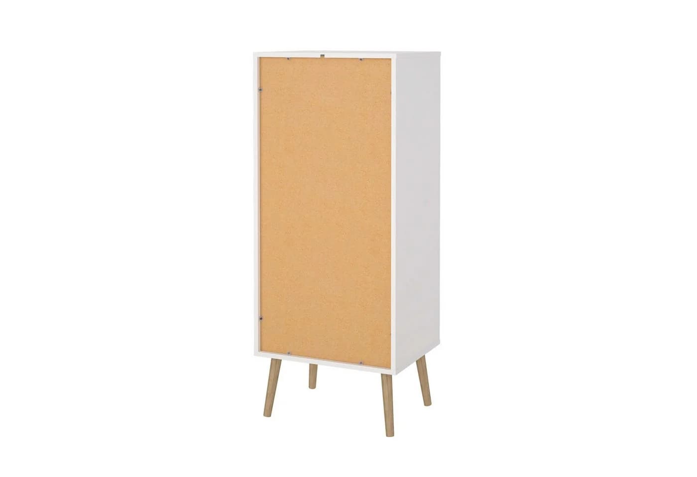 Highboard ANDAS Bodo Weiß 5 Schubladen Skandinavisches Sideboard - Bild 5