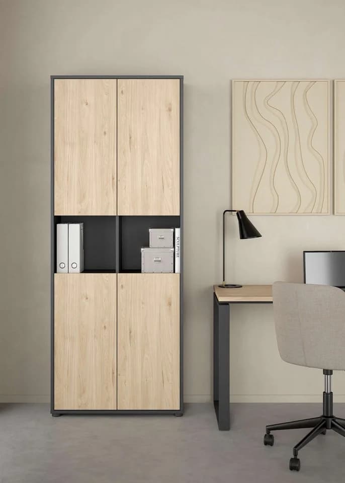 INOSIGN Aktenschrank Grau 4 Türen 4 Einlegeböden - Bild 2