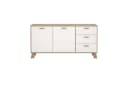 Sideboard ANDAS Ikast Weiß Jackson Hickory 2 Türen 3 Schubladen Bild 3