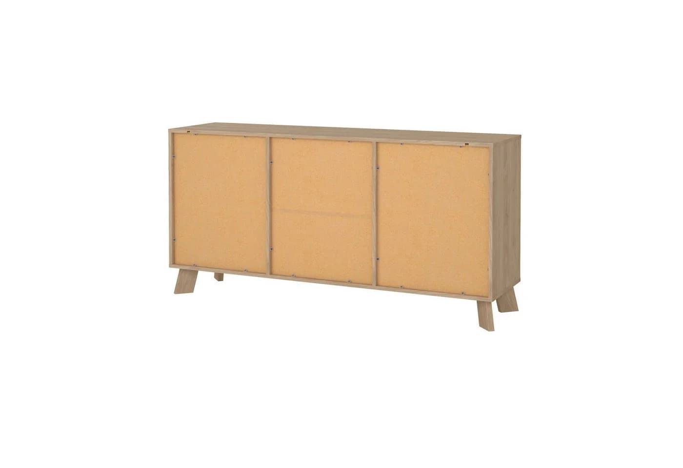 Sideboard ANDAS Ikast Weiß Jackson Hickory 2 Türen 3 Schubladen - Bild 4